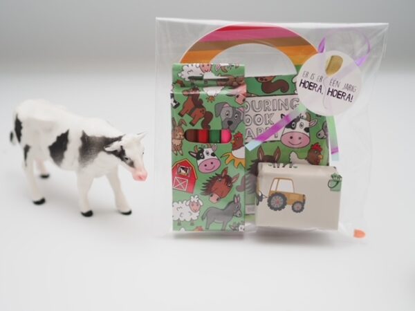 Kant en klare traktatie | Kleurboek met potlodenset