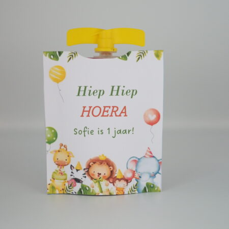 Traktatie Knijpfruit wikkel jungle