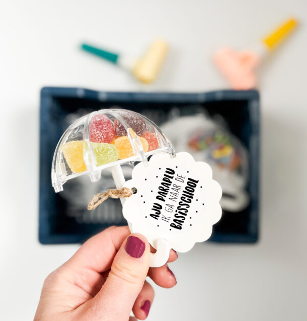 Traktatie afscheid BSO, peuterspeelzaal, kinderopvang, school