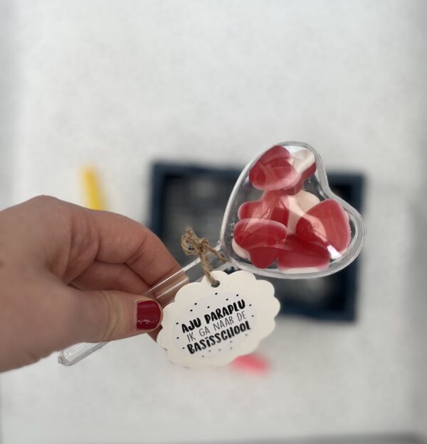 Deze traktatie is leuk om uit te delen bij een geboorte, verjaardag of een afscheid.